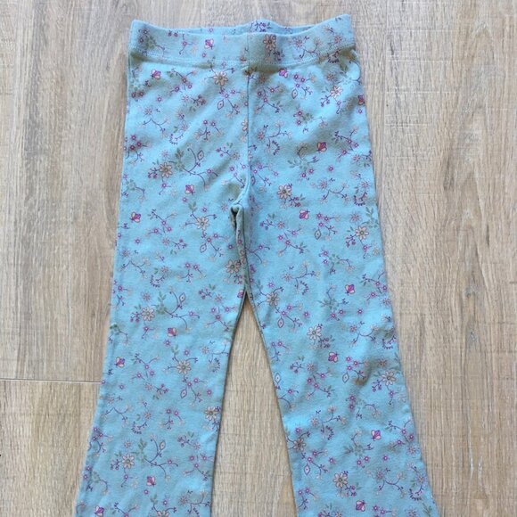 3pc Lot Naartjie Blue Top Long Sleeve Shirt Pants Set Outfit Floral Girls Size 4 - Picture 7 of 11